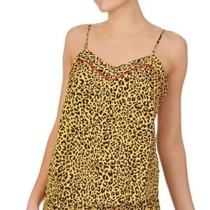 𝅺refinery 29 animal printed poplin camisole. XL